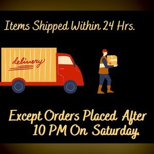 Items will ship in 24hrs